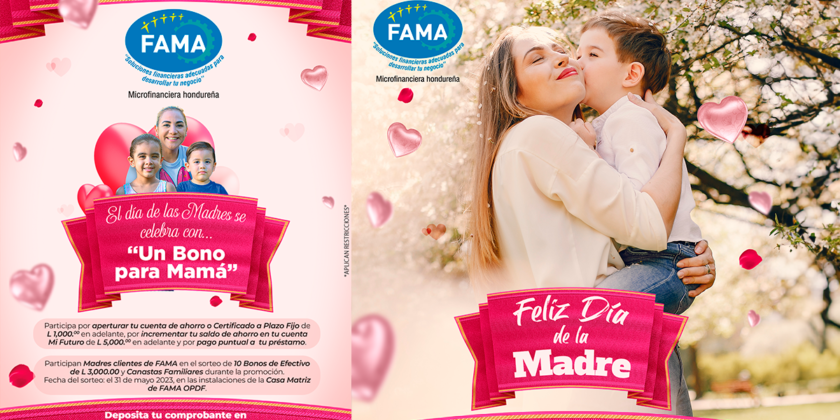 Promoción día de la madre (Un bono para mamá)