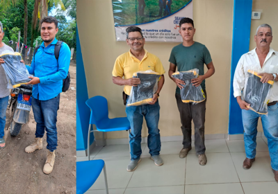 Donación de botas a clientes de las agencias de (Juticalpa, Danlí y Patuca)