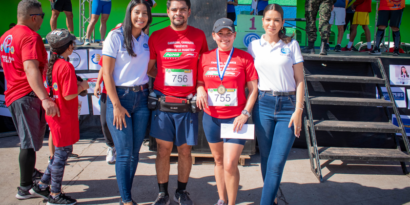 Patrocinio Carrera- Caminata Muévete contra la diabetes (Club de leones Juticalpa