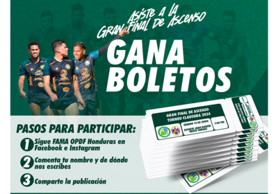 ¡Sorteo de boletos para la GRAN FINAL DE ASCENSO!