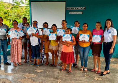 Capacitación Banco Comunal «Río Chiquito» y clientes de Créditos Individuales Agencia San Esteban