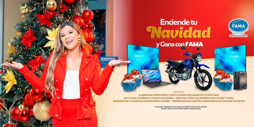 Lanzamiento «Enciende tu Navidad y Gana con FAMA»